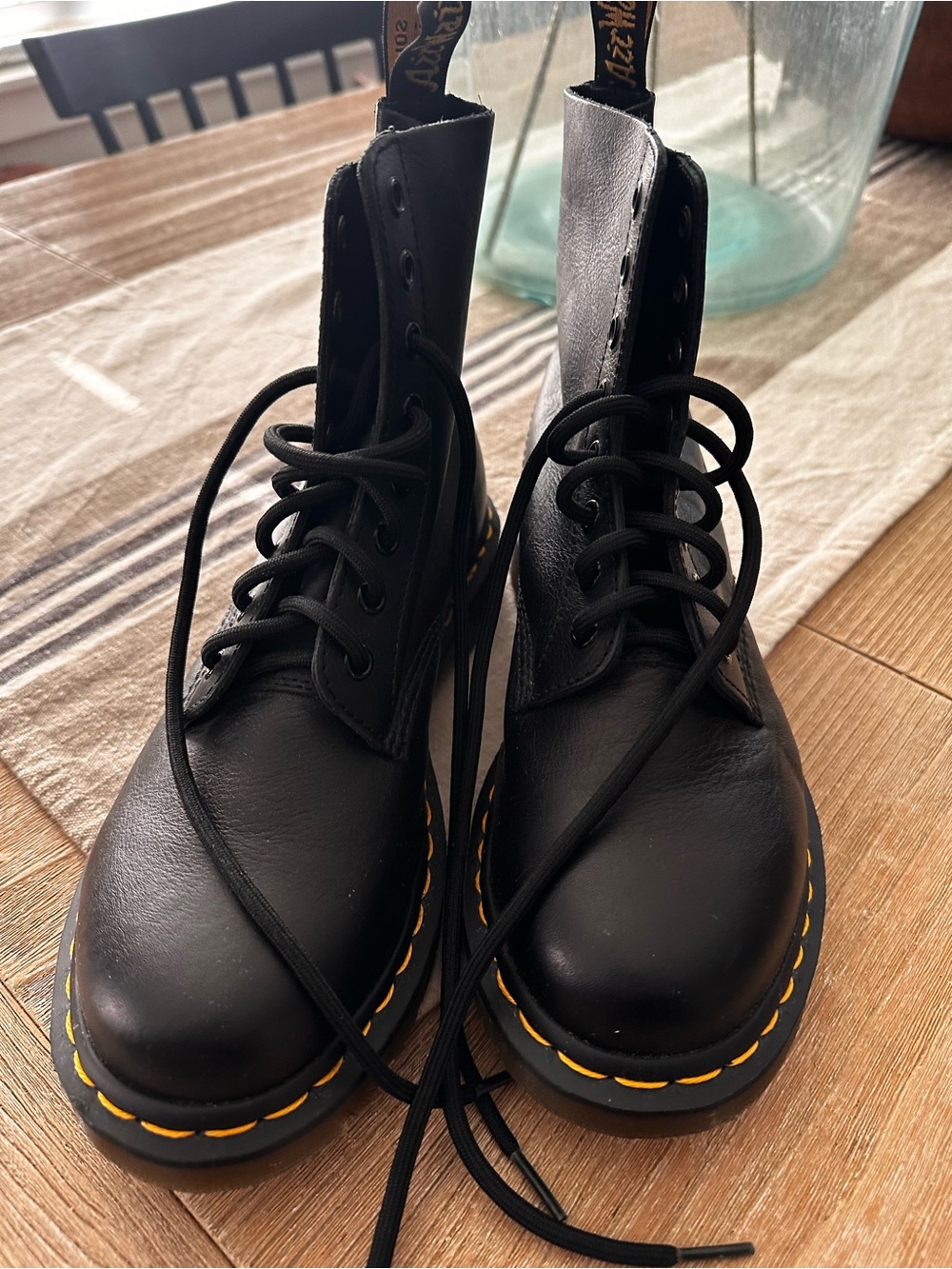 Dr. Martens Black Leather Boots